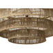 Lumina LED Natural Jute Chandelier Ceiling Light